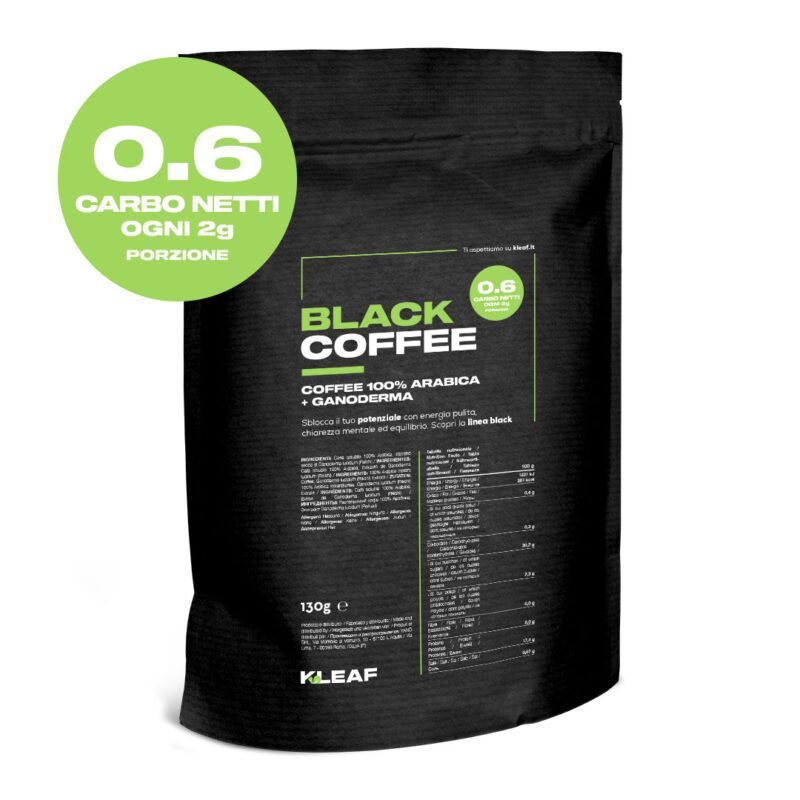 BLACK COFFEE Coffee 100% Arabica + Ganoderma